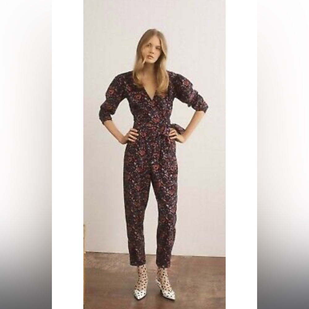 La Vie Rebecca Taylor Floral Jumpsuit